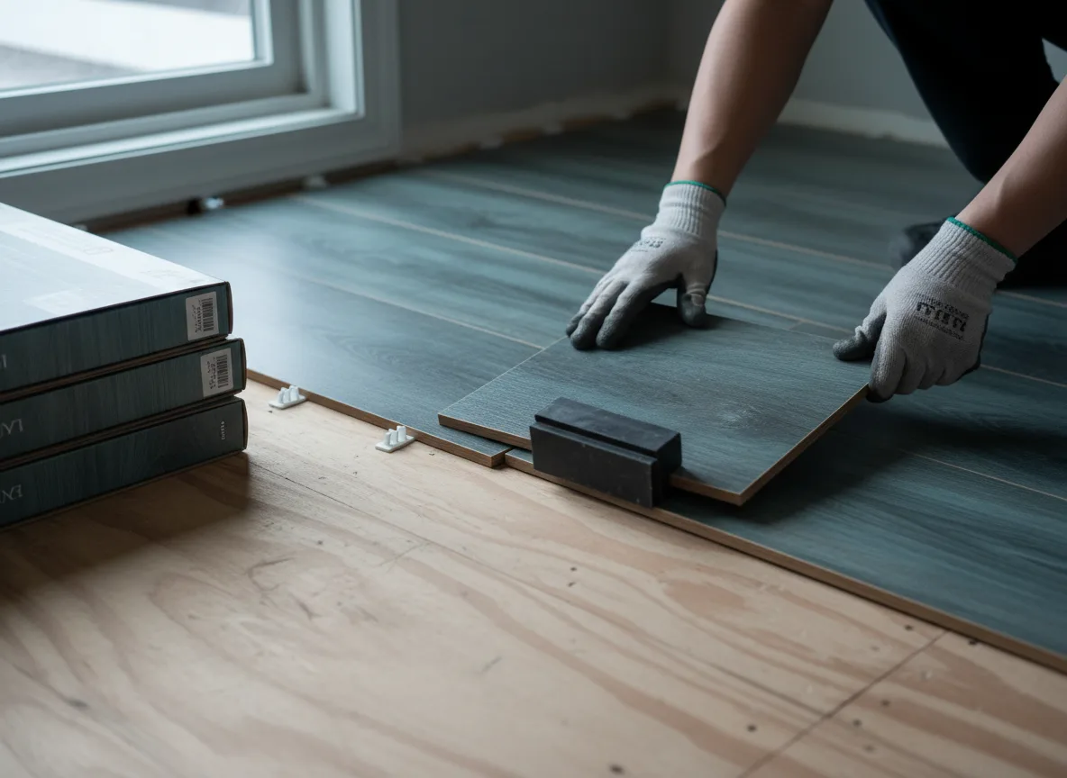 Luxury Vinyl Plank Installation company in Bunker Hill, KS